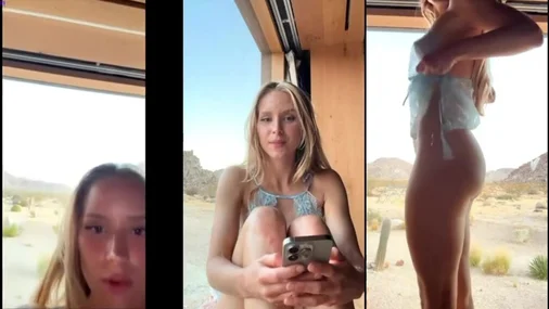 Wunderschöner Caroline Zalog verführerischer Körper im OF-Livestream