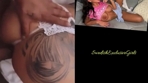 Swedish Tattooed Babe KattPaow Doggystyle & Missonary sex