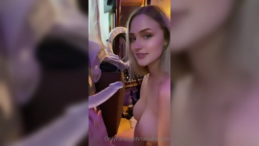 TanaBabyXO Blowjob Practice On Dildo With Riding