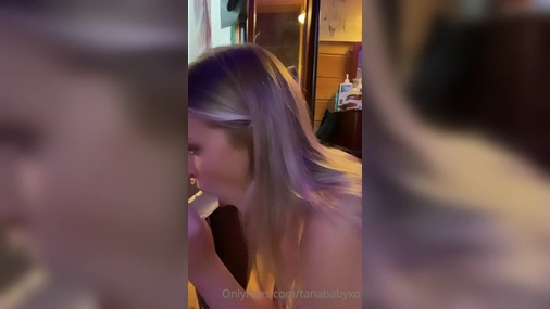 TanaBabyXO Blowjob Practice On Dildo With Riding