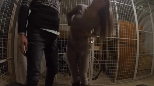 Swedish Babe Sucks & swallows in Basement