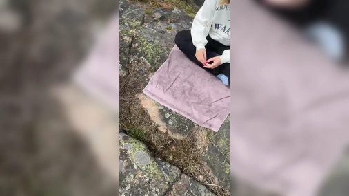Swedish Couple Blowjob And Masturbating in Public