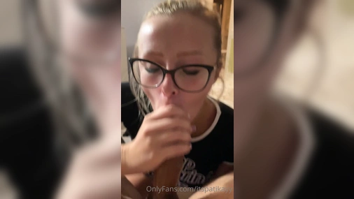 Dressed ItsPatikayy Blowjob And Facial In Glasses POV