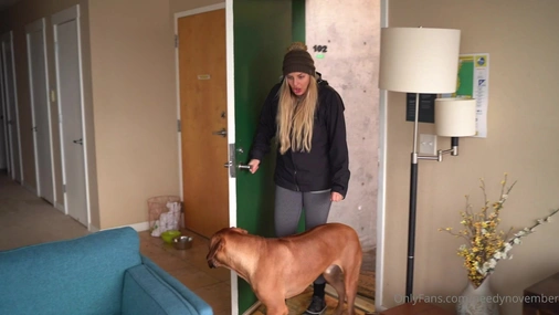 Needynovember Gets Naked At Home After Walking The Dog