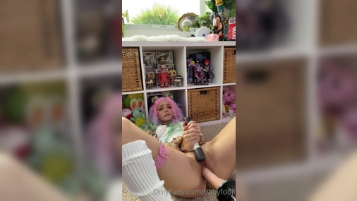 BabyFooji Gets Fucked By Fucking Machine