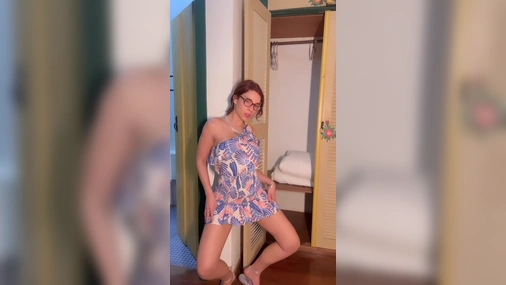 Cibelly Ferreira Sexy Topless Striptease Leaked