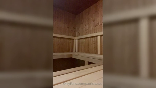 Swedish Chick Relaxing in Sauna