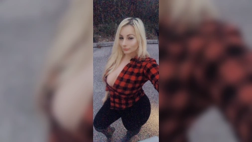 Morgan Lane Flashing Big Tits in Public