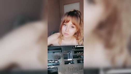 Cute Swedish Chick Alice with Small Tits