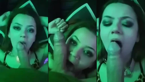 Beruset pige Daniella – blowjob-video