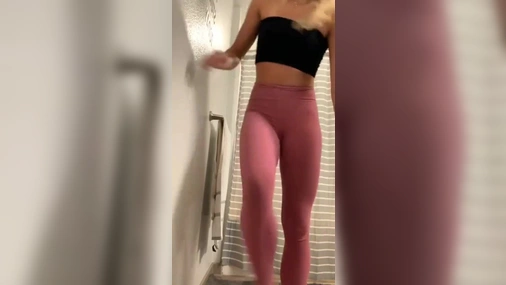Beautiful Swedish Blonde Stripping Full Nude
