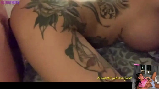 Swedish Tattooed Babe Paulina Alatalo Doggystyle sex in 4K