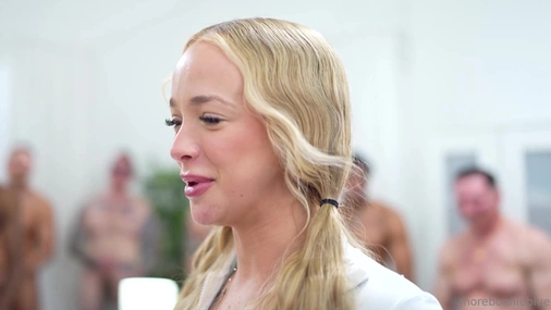 Julia Filippo Helping Out Bonnie Blue in Gangbang Scene