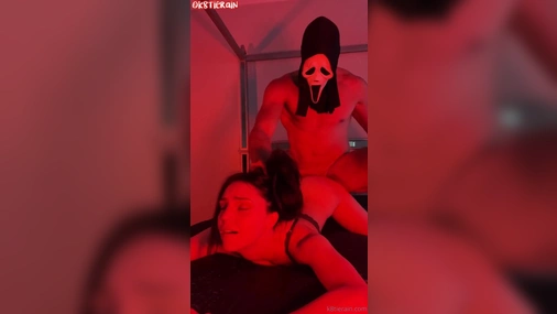 Katie Rain Gets Fucked Doggystyle by Ghostface