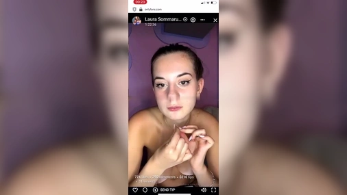 Laura Sommaruga Full OnlyFans Livestream with Masturbation