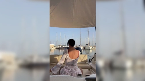 Kingharol Twerking Big Fat Ass on a Boat