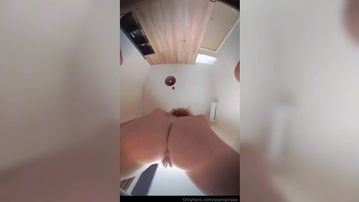 Sanipinja Doing Squats Naked in Close Up