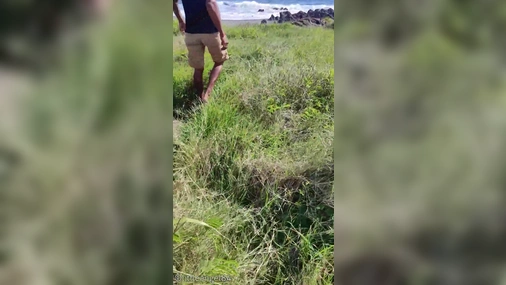 Littleangel84 - Risky BBC Blowjob on Beach