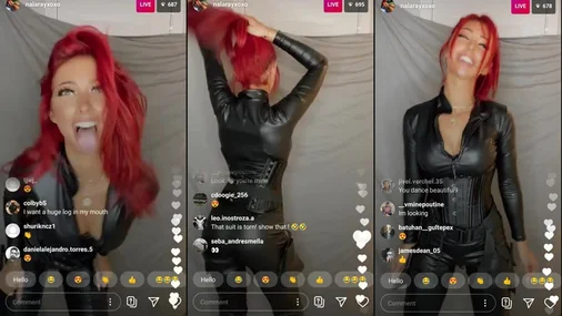 NalaFitness Mit Fans im Instagram Livestream chatten