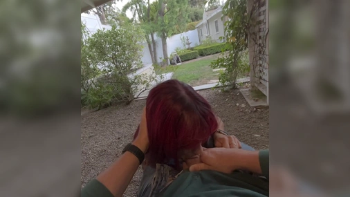 Hannah Jo - Perfect Redhead Sucking on a BWC
