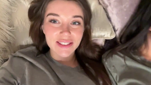 Emily Black Dildo Masturbation in Bed With Daisy Drew