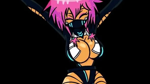 Amber Hallibell - Succubus Cosplayer Takes on Gigantic Dildo