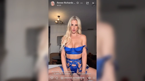 Brennah Black topless in a onlyfans show