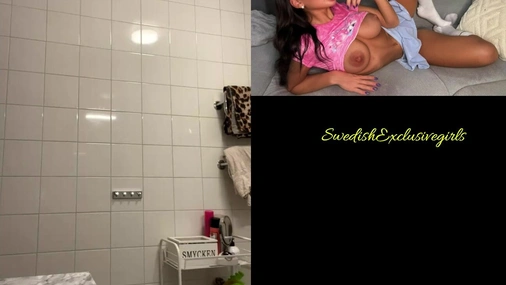 Swedish Tattooed Babe Paulina Alatalo Strips & Shows Her Huge Tits