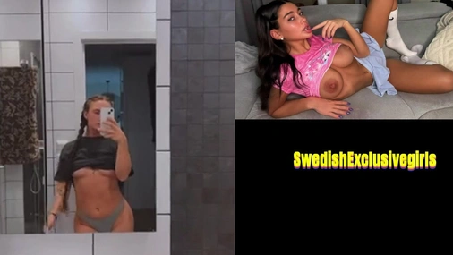 Swedish Babe Mimmi Olsson Showing her fat ass