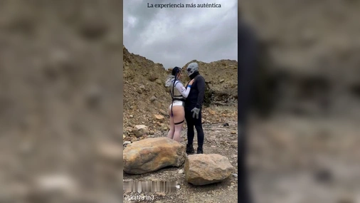 Kathrin3 - Outdoor Standing Doggystyle With Blowjob
