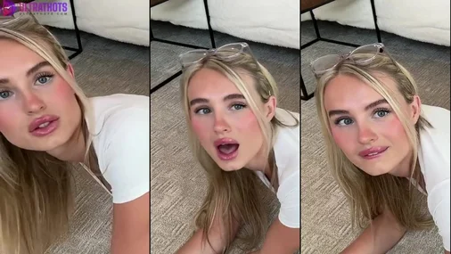 Vega Thompson – Blonde Schlampe fickt Dildo in der Hündchenstellung
