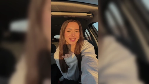 Girlylana - Hot And Risky Pussy Masturbation in Car