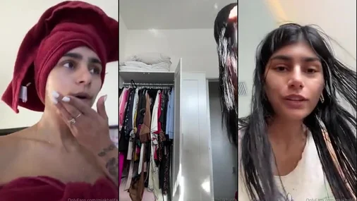 Mia Khalifa Nackter Juni-Livestream