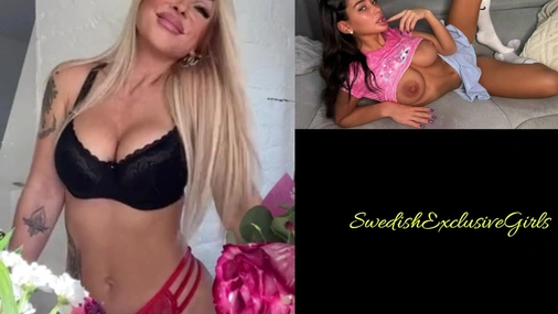 Swedish Milf Nina Ekstrand flashing her perfect big tits