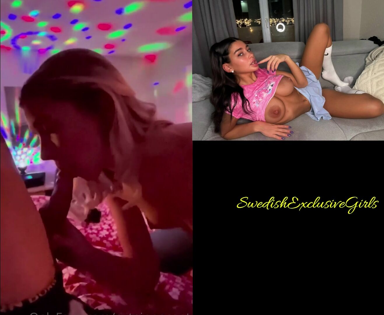 Swedish Petie Babe Cuteinnocent Disco Blowjob