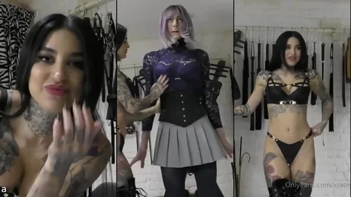 Mistress Mika – Mit einem kleinen Sissy-Schwanz spielen