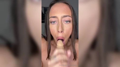 Cora May - Giving Fast JOI Handjob And Blowjob on Dildo