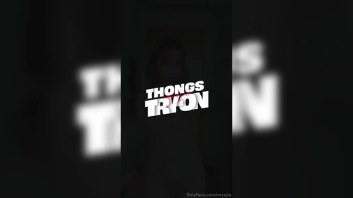 Imyujia - Asian Babe Thong Try Out Haul