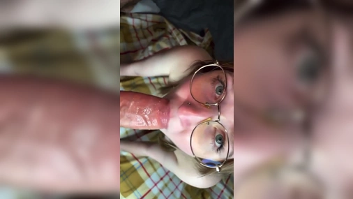 Swedish girl sucks cock
