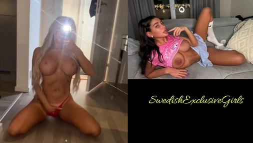 Norwegian Babe Iselin Michelsen  Playing With Herself In The Mirror