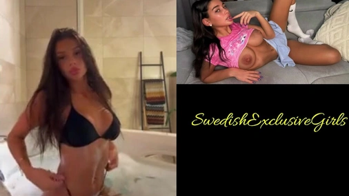 Norwegian Babe Molly Teasing With Her Tight Body In Bathtub