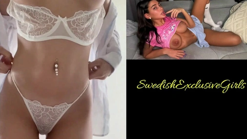 Danish Babe Vanessa Johansen teasing with her big tits