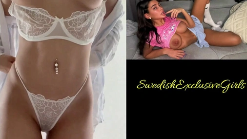 Danish Babe Vanessa Johansen teasing with her big tits