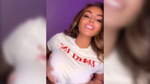 Swedish Anna-Lisa Herascu Birthday Tease Big Tits