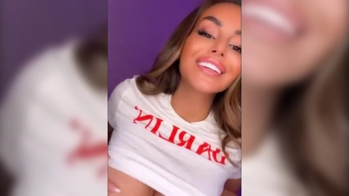 Swedish Anna-Lisa Herascu Birthday Tease Big Tits