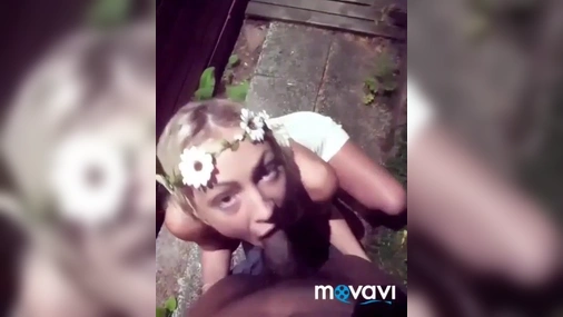 Swedish Babyloca sucking black cock