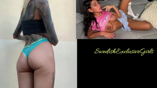Swedish Tattooed Youtuber Panties Haul Part 1