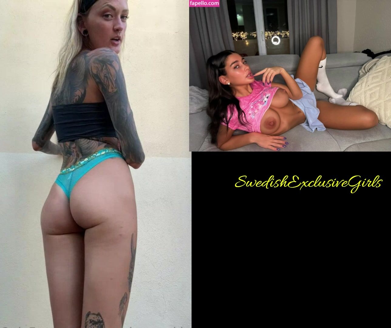 Swedish Tattooed Youtuber Panties Haul Part 1
