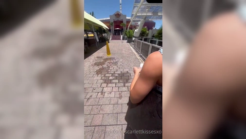 ScarlettKissesXO - Risky Public Sextape In Ferris Wheel