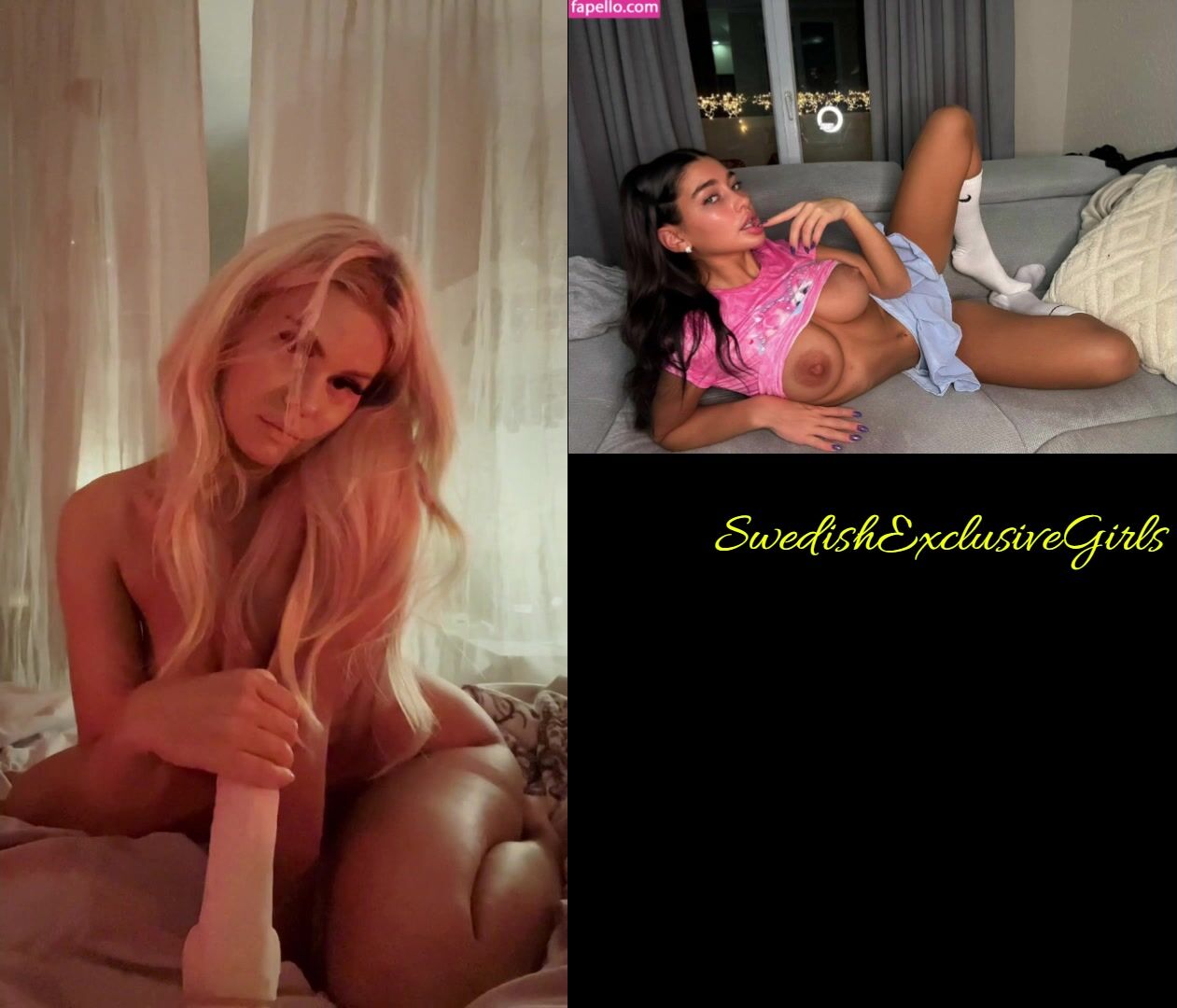 Swedish Babe EmiSecrets Hot Handjob On Dildo